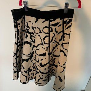 Parker Leopard Print Skater Skirt